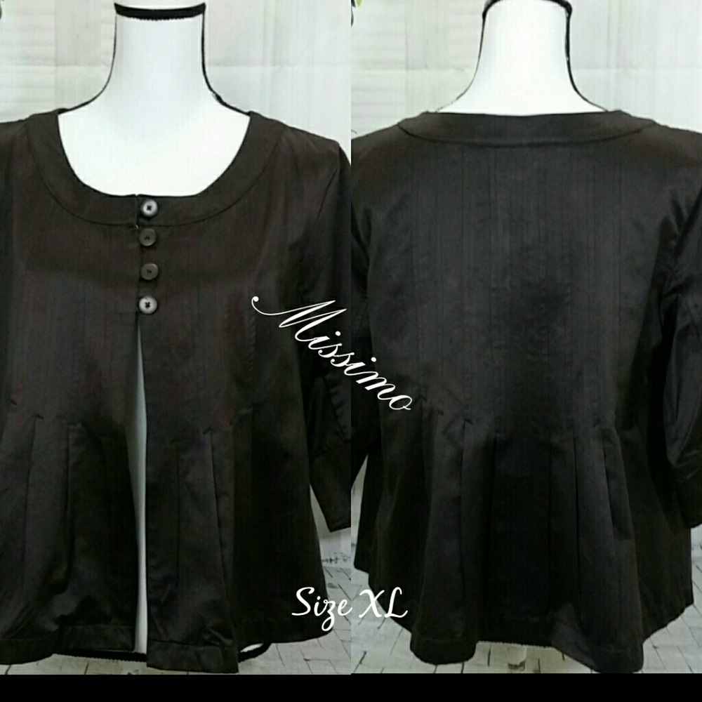 Mossimo Smocked Top Size XL Brown